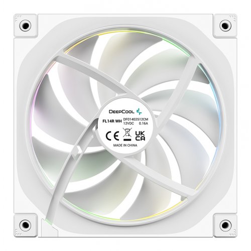 Набор кулеров для корпуса Deepcool FL14R 3 in 1 (R-FL14R-WHAPN3-G) White купить в Украине: Киев, Днепр, Харьков, Одесса  | Проверка совместимости, низкая цена, отзывы, характеристики от TELEMART фото