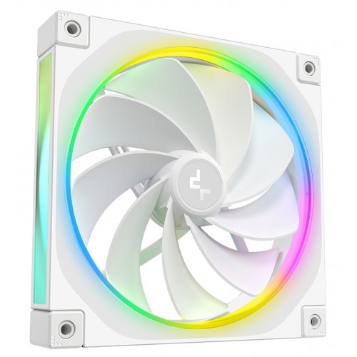 Набор кулеров для корпуса Deepcool FL14R 3 in 1 (R-FL14R-WHAPN3-G) White купить в Украине: Киев, Днепр, Харьков, Одесса  | Проверка совместимости, низкая цена, отзывы, характеристики от TELEMART фото