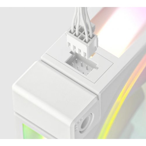 Набор кулеров для корпуса Deepcool FL14R 3 in 1 (R-FL14R-WHAPN3-G) White купить в Украине: Киев, Днепр, Харьков, Одесса  | Проверка совместимости, низкая цена, отзывы, характеристики от TELEMART фото