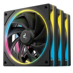 Набір кулерів для корпусу Deepcool FL12 SE 3 in 1 (R-FL12SE-BKAPN3-G) Black