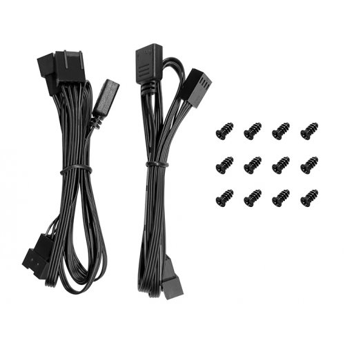 Набір кулерів для корпусу Deepcool FL12 SE 3 in 1 (R-FL12SE-BKAPN3-G) Black купити в Україні: Київ, Львів, Хмельницький, Тернопіль | Перевірка сумісності, низька ціна, відгуки, характеристики від TELEMART фото