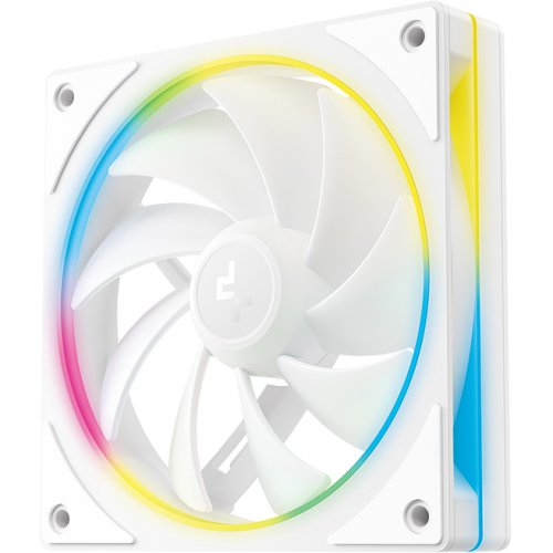 Набор кулеров для корпуса Deepcool FL12 SE 3 in 1 (R-FL12SE-WHAPN3-G) White купить в Украине: Киев, Днепр, Харьков, Одесса  | Проверка совместимости, низкая цена, отзывы, характеристики от TELEMART фото