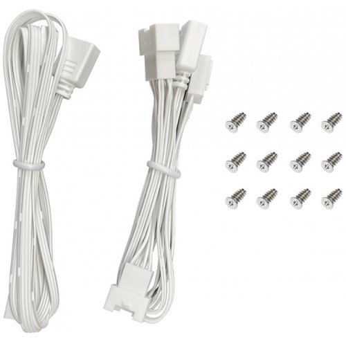 Набор кулеров для корпуса Deepcool FL12 SE 3 in 1 (R-FL12SE-WHAPN3-G) White купить в Украине: Киев, Днепр, Харьков, Одесса  | Проверка совместимости, низкая цена, отзывы, характеристики от TELEMART фото