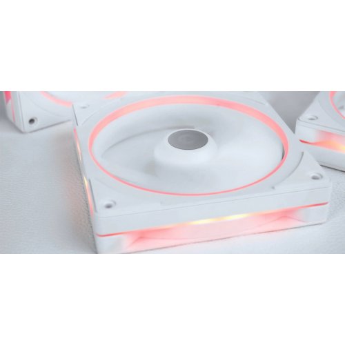 Набор кулеров для корпуса Deepcool FL12 SE 3 in 1 (R-FL12SE-WHAPN3-G) White купить в Украине: Киев, Днепр, Харьков, Одесса  | Проверка совместимости, низкая цена, отзывы, характеристики от TELEMART фото