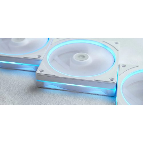 Набор кулеров для корпуса Deepcool FL12 SE 3 in 1 (R-FL12SE-WHAPN3-G) White купить в Украине: Киев, Днепр, Харьков, Одесса  | Проверка совместимости, низкая цена, отзывы, характеристики от TELEMART фото