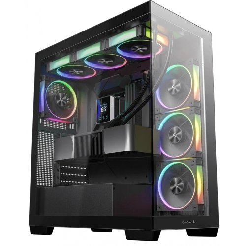 Корпус Deepcool CG580 4F V2 Tempered Glass без БП (R-CG580-BKADA4-G-2) Black купить в Украине: Киев, Днепр, Харьков, Одесса  | Проверка совместимости, низкая цена, отзывы, характеристики от TELEMART фото