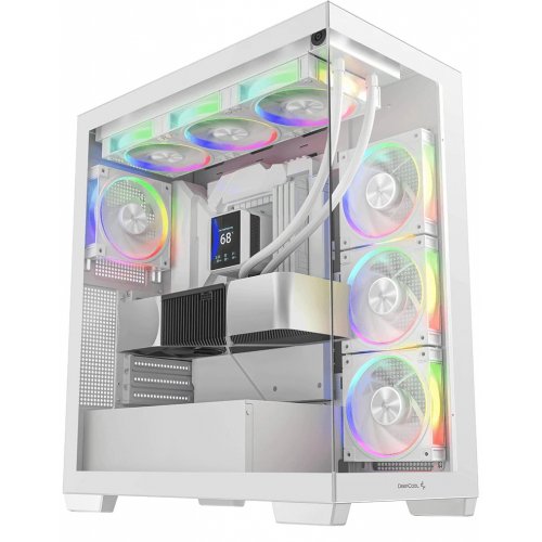 Корпус Deepcool CG580 4F V2 Tempered Glass без БП (R-CG580-WHADA4-G-2) White купить в Украине: Киев, Днепр, Харьков, Одесса  | Проверка совместимости, низкая цена, отзывы, характеристики от TELEMART фото