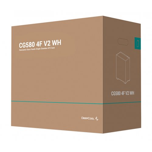 Корпус Deepcool CG580 4F V2 Tempered Glass без БП (R-CG580-WHADA4-G-2) White купить в Украине: Киев, Днепр, Харьков, Одесса  | Проверка совместимости, низкая цена, отзывы, характеристики от TELEMART фото