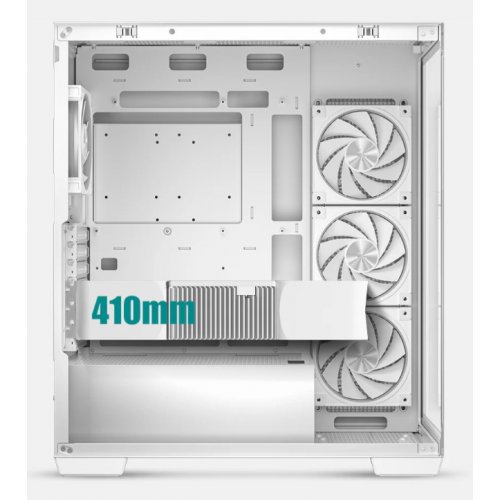 Корпус Deepcool CG580 4F V2 Tempered Glass без БП (R-CG580-WHADA4-G-2) White купить в Украине: Киев, Днепр, Харьков, Одесса  | Проверка совместимости, низкая цена, отзывы, характеристики от TELEMART фото