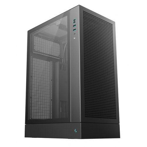 Корпус Deepcool CH170 Plus Tempered Glass без БП (R-CH170-BKNGM0-G) Black купить в Украине: Киев, Днепр, Харьков, Одесса  | Проверка совместимости, низкая цена, отзывы, характеристики от TELEMART фото