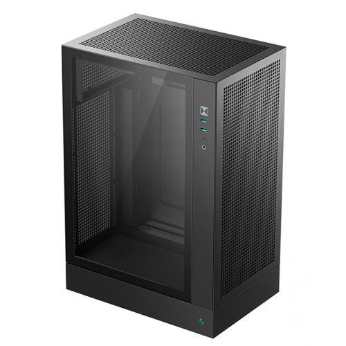 Корпус Deepcool CH170 Plus Tempered Glass без БП (R-CH170-BKNGM0-G) Black купить в Украине: Киев, Днепр, Харьков, Одесса  | Проверка совместимости, низкая цена, отзывы, характеристики от TELEMART фото