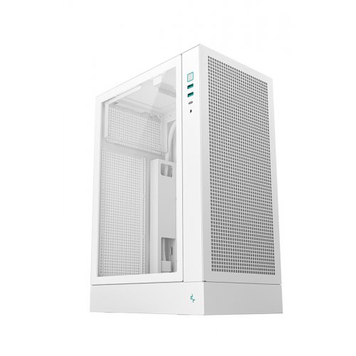 Корпус Deepcool CH170 Plus Tempered Glass без БП (R-CH170-WHNGM0-G) White купить в Украине: Киев, Днепр, Харьков, Одесса  | Проверка совместимости, низкая цена, отзывы, характеристики от TELEMART фото