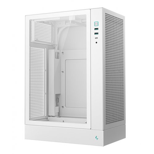 Корпус Deepcool CH170 Plus Tempered Glass без БП (R-CH170-WHNGM0-G) White купить в Украине: Киев, Днепр, Харьков, Одесса  | Проверка совместимости, низкая цена, отзывы, характеристики от TELEMART фото