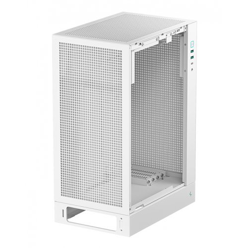 Корпус Deepcool CH170 Plus Tempered Glass без БП (R-CH170-WHNGM0-G) White купить в Украине: Киев, Днепр, Харьков, Одесса  | Проверка совместимости, низкая цена, отзывы, характеристики от TELEMART фото