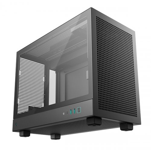 Корпус Deepcool CH160 Plus Tempered Glass без БП (R-CH160-BKNGM0-G) Black купить в Украине: Киев, Днепр, Харьков, Одесса  | Проверка совместимости, низкая цена, отзывы, характеристики от TELEMART фото