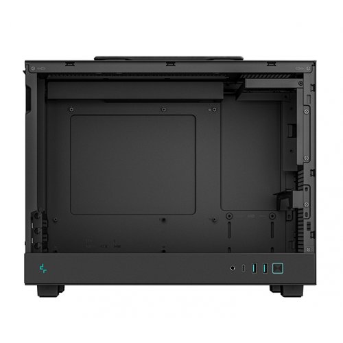 Корпус Deepcool CH160 Plus Tempered Glass без БП (R-CH160-BKNGM0-G) Black купить в Украине: Киев, Днепр, Харьков, Одесса  | Проверка совместимости, низкая цена, отзывы, характеристики от TELEMART фото