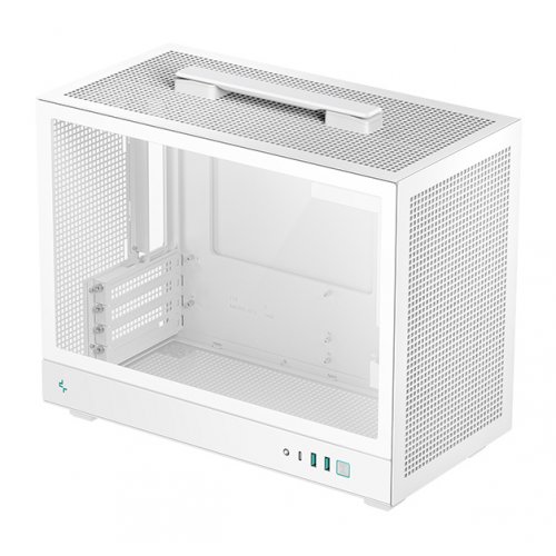 Корпус Deepcool CH160 Plus Tempered Glass без БП (R-CH160-WHNGM0-G) White купить в Украине: Киев, Днепр, Харьков, Одесса  | Проверка совместимости, низкая цена, отзывы, характеристики от TELEMART фото