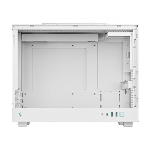 Корпус Deepcool CH160 Plus Tempered Glass без БП (R-CH160-WHNGM0-G) White купить в Украине: Киев, Днепр, Харьков, Одесса  | Проверка совместимости, низкая цена, отзывы, характеристики от TELEMART фото
