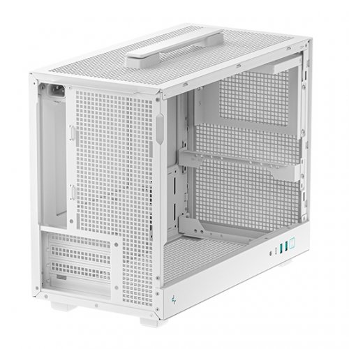 Корпус Deepcool CH160 Plus Tempered Glass без БП (R-CH160-WHNGM0-G) White купить в Украине: Киев, Днепр, Харьков, Одесса  | Проверка совместимости, низкая цена, отзывы, характеристики от TELEMART фото