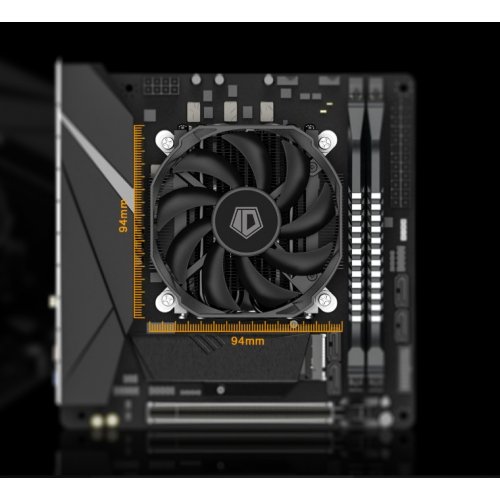 Кулер ID-Cooling IS-30i (IS-30i BLACK) Black купити в Україні: Київ, Львів, Хмельницький, Тернопіль | Перевірка сумісності, низька ціна, відгуки, характеристики від TELEMART фото