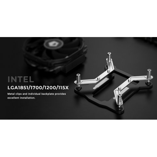 Кулер ID-Cooling IS-30i (IS-30i BLACK) Black купити в Україні: Київ, Львів, Хмельницький, Тернопіль | Перевірка сумісності, низька ціна, відгуки, характеристики від TELEMART фото
