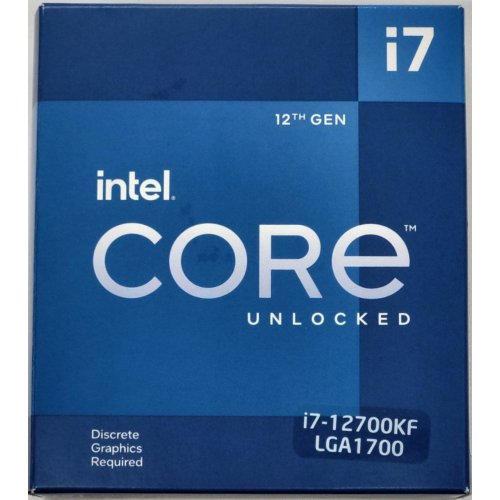Процесор Intel Core i7-12700KF 3.6(5.0)GHz 25MB s1700 Box (BX8071512700KF) (Відновлено продавцем, 808820) купити в Україні: Київ, Львів, Хмельницький, Тернопіль | Перевірка сумісності, низька ціна, відгуки, характеристики від TELEMART фото