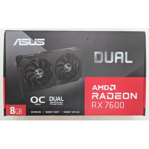 Видеокарта Asus Radeon RX 7600 Dual V2 OC 8192MB (DUAL-RX7600-O8G-V2) (Восстановлено продавцом, 808927) купить в Украине: Киев, Днепр, Харьков, Одесса  | Проверка совместимости, низкая цена, отзывы, характеристики от TELEMART фото