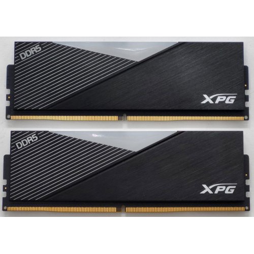 Озу ADATA DDR5 32GB (2x16GB) 5600Mhz XPG Lancer RGB (AX5U5600C3616G-DCLARBK) (Восстановлено продавцом, 808930) купить в Украине: Киев, Днепр, Харьков, Одесса  | Проверка совместимости, низкая цена, отзывы, характеристики от TELEMART фото