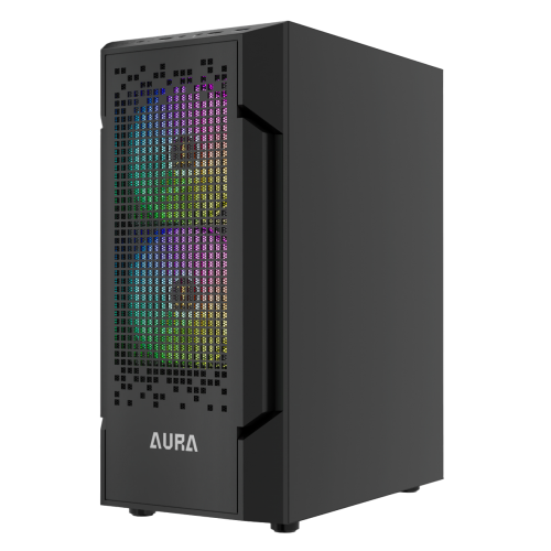 Корпус Gamdias AURA GC7 Tempered Glass без БП (4712960139756) Black (Восстановлено продавцом, 808960) купить в Украине: Киев, Днепр, Харьков, Одесса  | Проверка совместимости, низкая цена, отзывы, характеристики от TELEMART фото