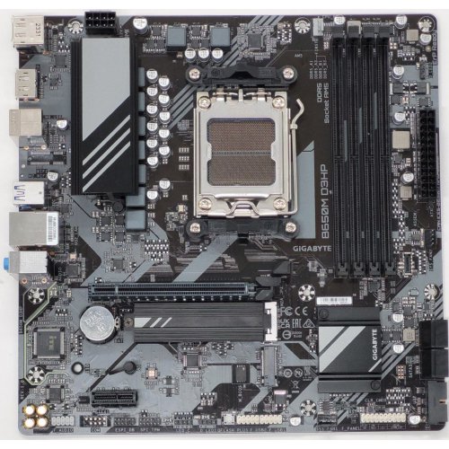 Материнская плата Gigabyte B650M D3HP (sAM5, AMD B650) (Восстановлено продавцом, 809153) купить в Украине: Киев, Днепр, Харьков, Одесса  | Проверка совместимости, низкая цена, отзывы, характеристики от TELEMART фото