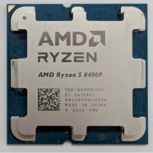 Процессор AMD Ryzen 5 8400F 4.2(4.7)GHz 16MB sAM5 Tray (100-000001591) (Восстановлено продавцом, 809161) купить в Украине: Киев, Днепр, Харьков, Одесса  | Проверка совместимости, низкая цена, отзывы, характеристики от TELEMART фото