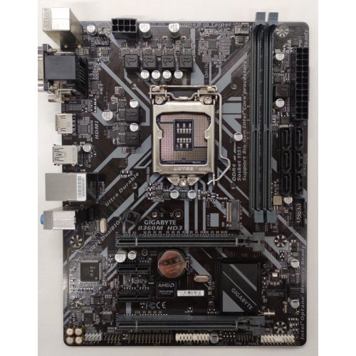 Материнская плата Gigabyte B360M HD3 (s1151-V2, Intel B360) (Восстановлено продавцом, 809185) купить в Украине: Киев, Днепр, Харьков, Одесса  | Проверка совместимости, низкая цена, отзывы, характеристики от TELEMART фото