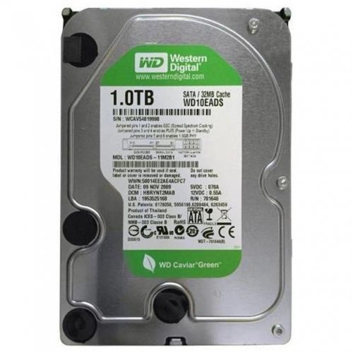 Жесткий диск Western Digital Green 1TB 32MB 5400RPM 3.5" (WD10EADS) (Восстановлено продавцом, 809191) купить в Украине: Киев, Днепр, Харьков, Одесса  | Проверка совместимости, низкая цена, отзывы, характеристики от TELEMART фото