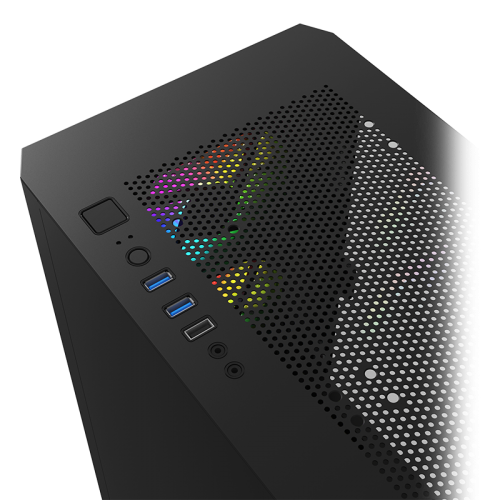 Уцінка корпус Montech Air 100 ARGB без БЖ Black (Розкрита упаковка, 809197) купити в Україні: Київ, Львів, Хмельницький, Тернопіль | Перевірка сумісності, низька ціна, відгуки, характеристики від TELEMART фото