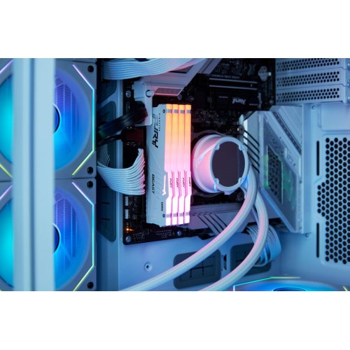 Уценка озу Kingston DDR5 32GB (2x16GB) 6000Mhz FURY Beast RGB White (KF560C30BWEAK2-32) (Вскрытая упаковка, 809226) купить в Украине: Киев, Днепр, Харьков, Одесса  | Проверка совместимости, низкая цена, отзывы, характеристики от TELEMART фото