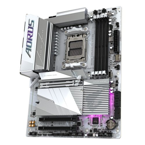 Уцінка материнська плата Gigabyte B650E AORUS ELITE X AX ICE (sAM5, AMD B650) (Розкрита упаковка, 809227) купити в Україні: Київ, Львів, Хмельницький, Тернопіль | Перевірка сумісності, низька ціна, відгуки, характеристики від TELEMART фото