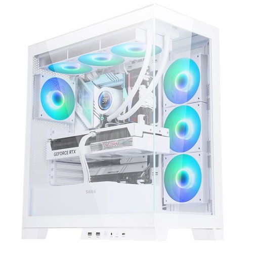 Уцінка корпус SAMA Neview 4503 без БЖ White (Розкрита упаковка, 809233) купити в Україні: Київ, Львів, Хмельницький, Тернопіль | Перевірка сумісності, низька ціна, відгуки, характеристики від TELEMART фото