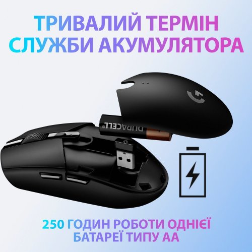 Уценка мышка Logitech G305 Lightspeed (910-005291) White (Повреждена упаковка, 809269) купить в Украине: Киев, Днепр, Харьков, Одесса  | Низкая цена, отзывы, характеристики от TELEMART фото
