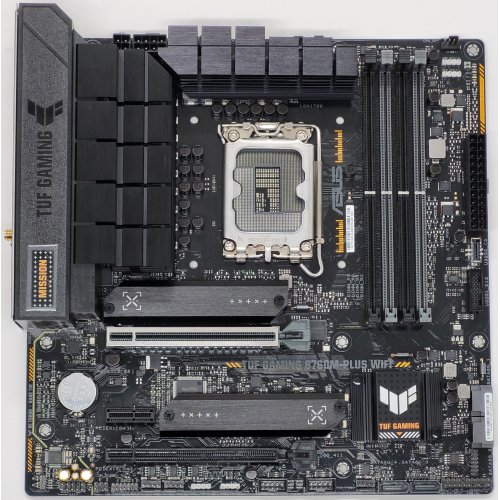 Материнская плата Asus TUF GAMING B760-PLUS WIFI (s1700, Intel B760) (Восстановлено продавцом, 809277) купить в Украине: Киев, Днепр, Харьков, Одесса  | Проверка совместимости, низкая цена, отзывы, характеристики от TELEMART фото