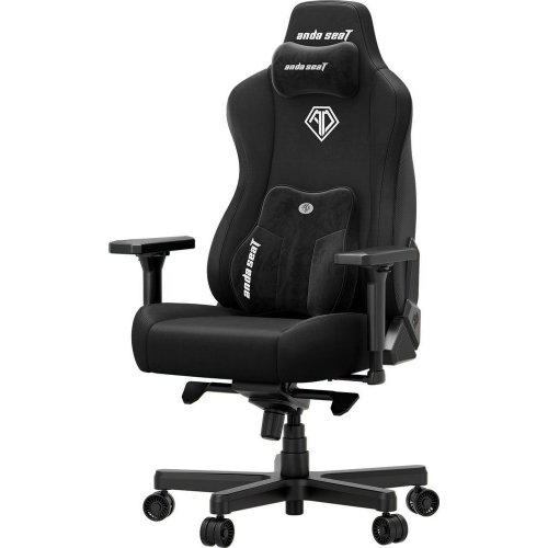 Игровое кресло Anda Seat Kaiser 3E XL Fabric (AD23YC-XL-09-B-CF-B01) Black купить в Украине: Киев, Днепр, Харьков, Одесса  | Низкая цена, отзывы, характеристики от TELEMART фото