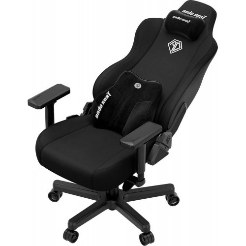 Игровое кресло Anda Seat Kaiser 3E XL Fabric (AD23YC-XL-09-B-CF-B01) Black купить в Украине: Киев, Днепр, Харьков, Одесса  | Низкая цена, отзывы, характеристики от TELEMART фото
