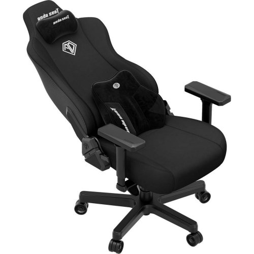Игровое кресло Anda Seat Kaiser 3E XL Fabric (AD23YC-XL-09-B-CF-B01) Black купить в Украине: Киев, Днепр, Харьков, Одесса  | Низкая цена, отзывы, характеристики от TELEMART фото