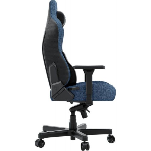 Ігрове крісло Anda Seat Kaiser 3E XL Fabric (AD23YC-XL-09-S-CF-S01) Dark Blue купити в Україні: Київ, Львів, Хмельницький, Тернопіль | Низька ціна, відгуки, характеристики від TELEMART фото