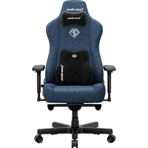 Игровое кресло Anda Seat Kaiser 3E XL Fabric (AD23YC-XL-09-S-CF-S01) Dark Blue купить в Украине: Киев, Днепр, Харьков, Одесса  | Низкая цена, отзывы, характеристики от TELEMART фото