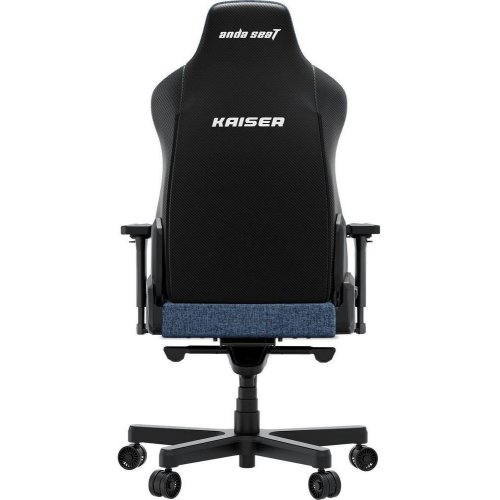 Игровое кресло Anda Seat Kaiser 3E XL Fabric (AD23YC-XL-09-S-CF-S01) Dark Blue купить в Украине: Киев, Днепр, Харьков, Одесса  | Низкая цена, отзывы, характеристики от TELEMART фото