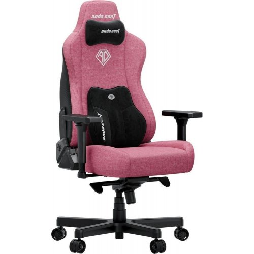 Игровое кресло Anda Seat Kaiser 3E XL Fabric (AD23YC-XL-09-P-CF-P01) Pink купить в Украине: Киев, Днепр, Харьков, Одесса  | Низкая цена, отзывы, характеристики от TELEMART фото