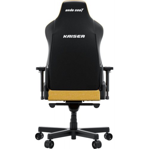 Игровое кресло Anda Seat Kaiser 3E XL Fabric (AD23YC-XL-09-Y-CF-Y01) Bright Yellow купить в Украине: Киев, Днепр, Харьков, Одесса  | Низкая цена, отзывы, характеристики от TELEMART фото