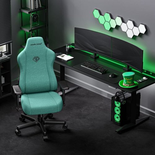 Игровое кресло Anda Seat Kaiser 3E XL Fabric (AD23YC-XL-09-E-CF-E01) Light Blue купить в Украине: Киев, Днепр, Харьков, Одесса  | Низкая цена, отзывы, характеристики от TELEMART фото