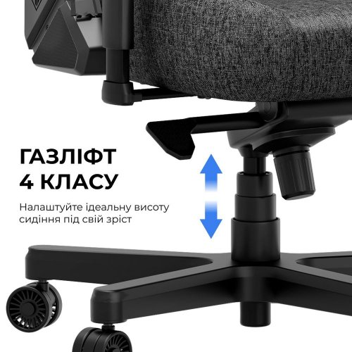 Игровое кресло Anda Seat Kaiser 3E XL Fabric (AD23YC-XL-09-E-CF-E01) Light Blue купить в Украине: Киев, Днепр, Харьков, Одесса  | Низкая цена, отзывы, характеристики от TELEMART фото