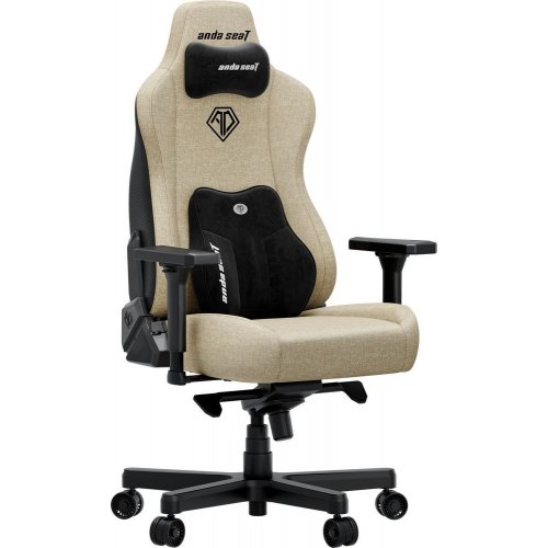 Игровое кресло Anda Seat Kaiser 3E XL Fabric (AD23YC-XL-09-I-CF-I01) Beige купить в Украине: Киев, Днепр, Харьков, Одесса  | Низкая цена, отзывы, характеристики от TELEMART фото